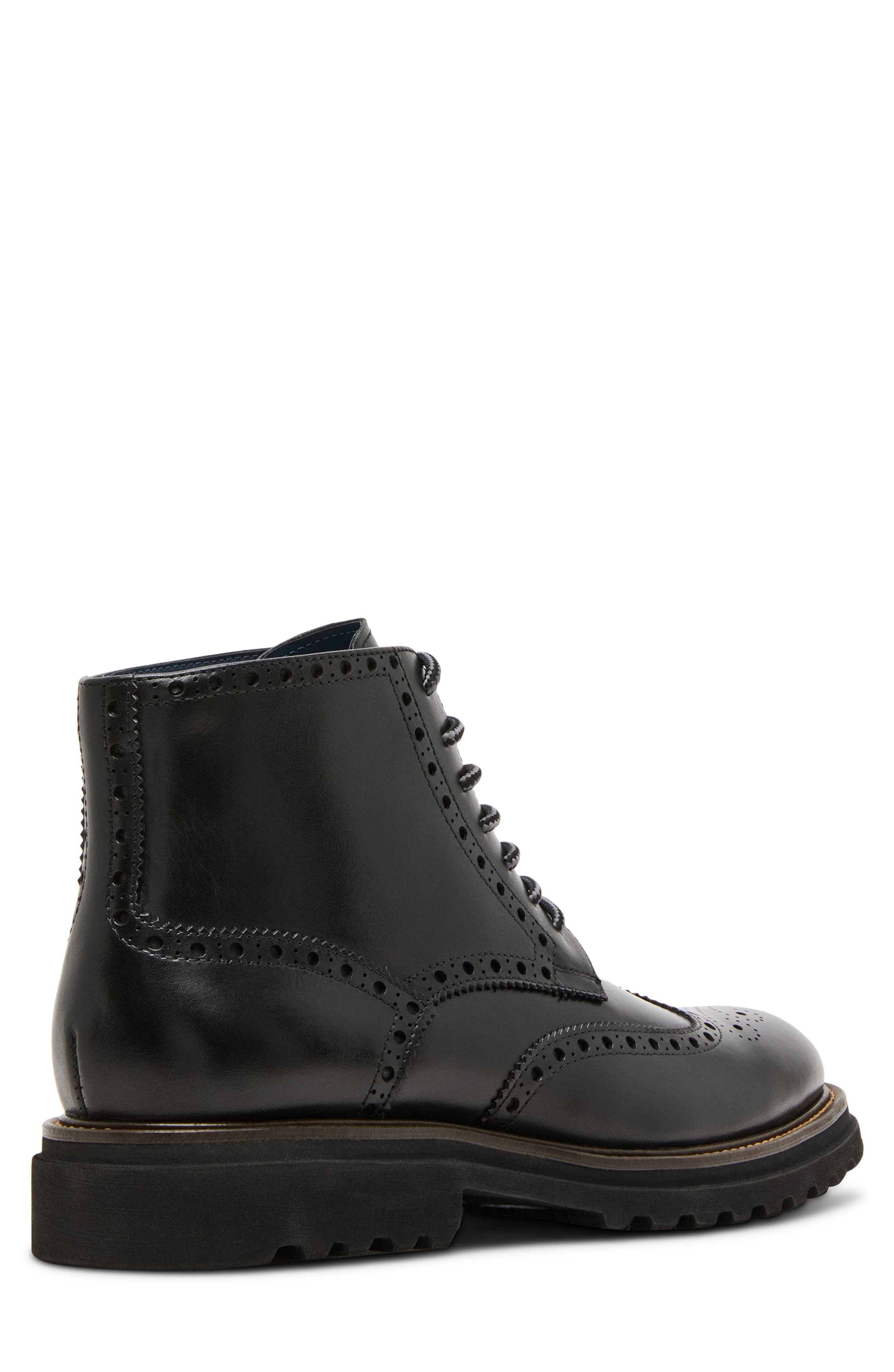 Steve Madden Kierson Lace-Up Boot, Alternate, color, Black