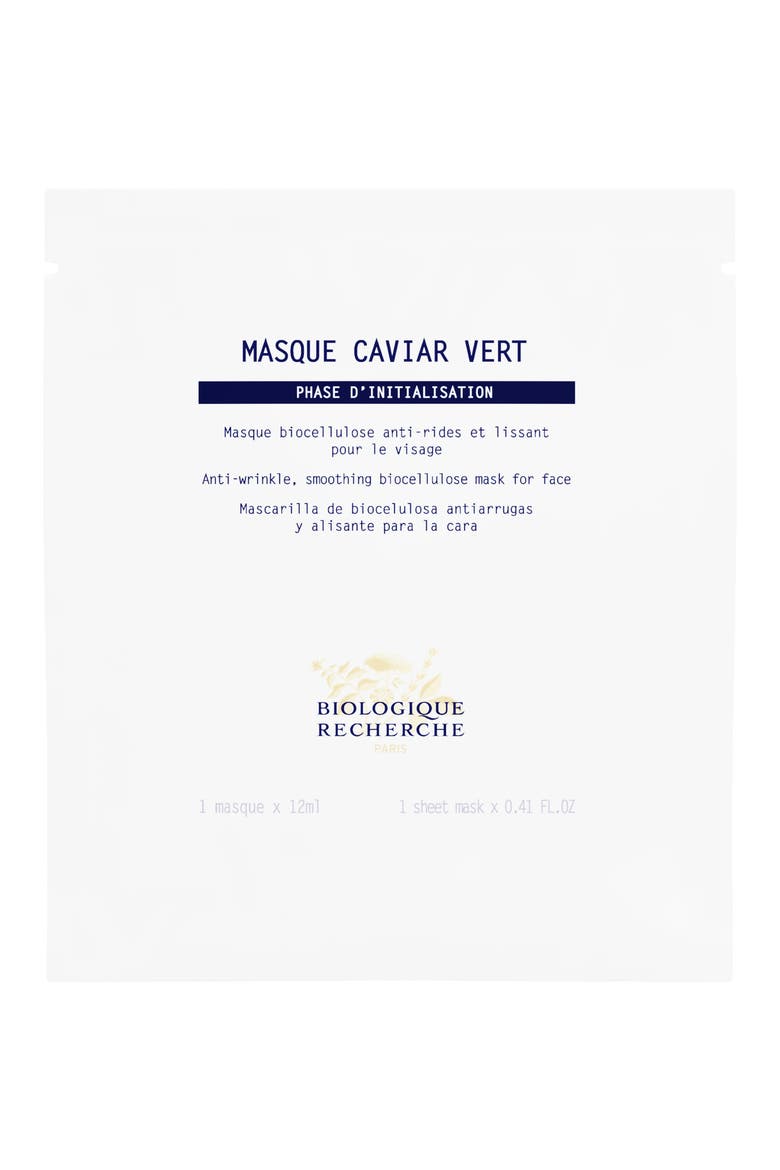 Masque Caviar Vert Smoothing Sheet Mask, Main, color, NO COLOR
