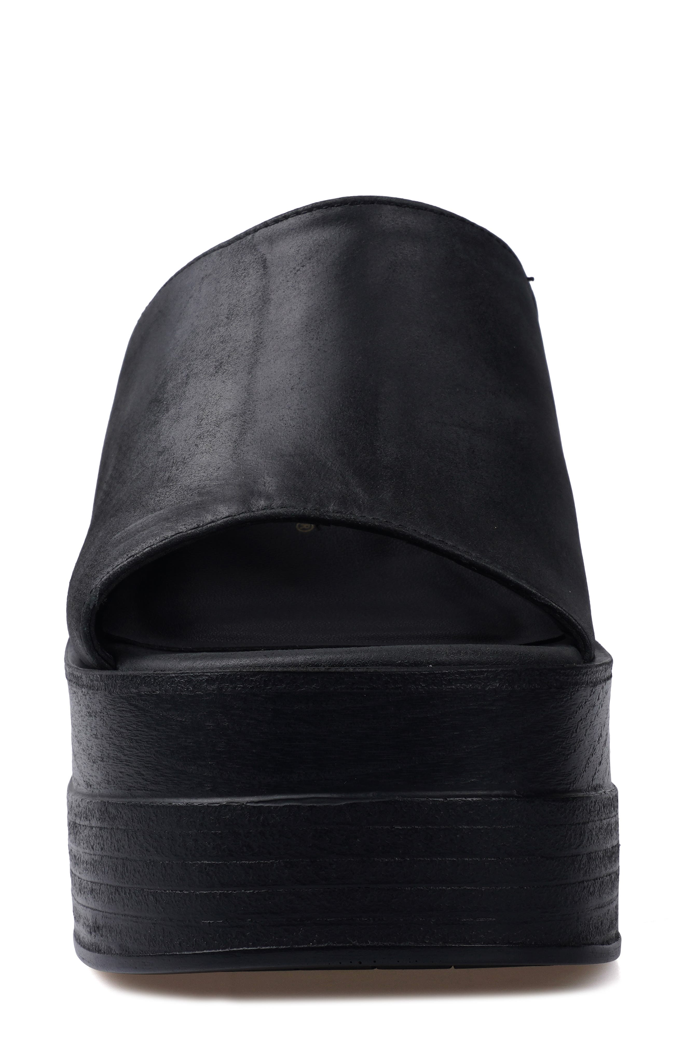 Candie
s Brizol Platform Sandal, Alternate, color, Black Leather