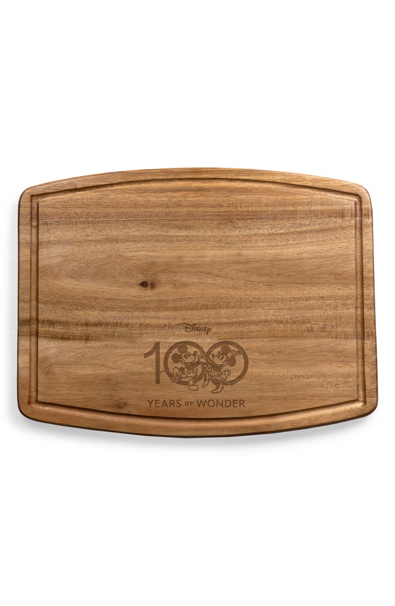 Picnic Time x Disney 100 Ovále Acacia Wood Cutting Board, Main, color, Acacia Wood