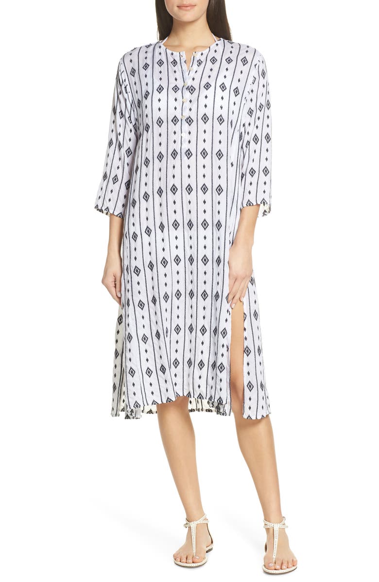 Roller Rabbit Alta Noon Cover-Up Dress, Main, color, 