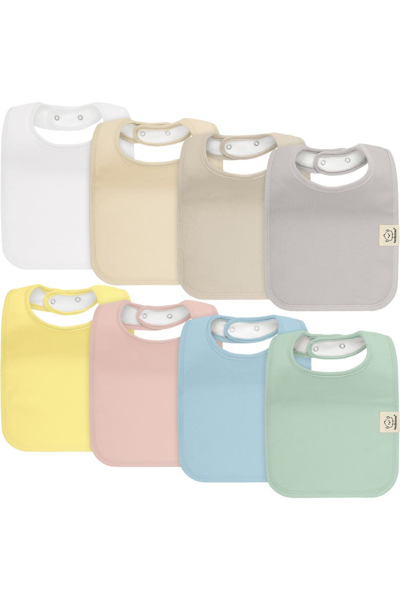 8-pack Coast Drool Bibs, Main, color, Dawn