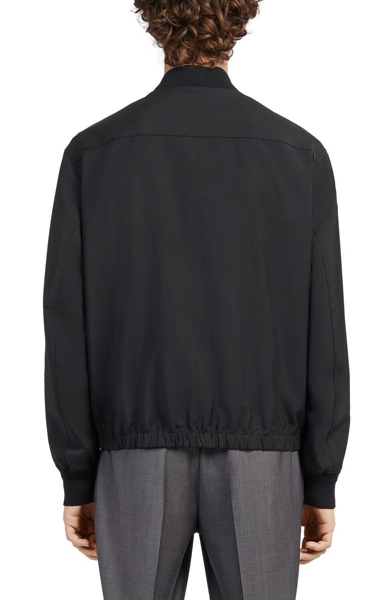 ZEGNA Wool & Mohair Zip Jacket, Alternate, color,