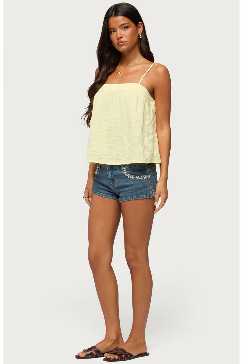 Sapphire Cotton Gauze Camisole, Alternate, color, YELLOW