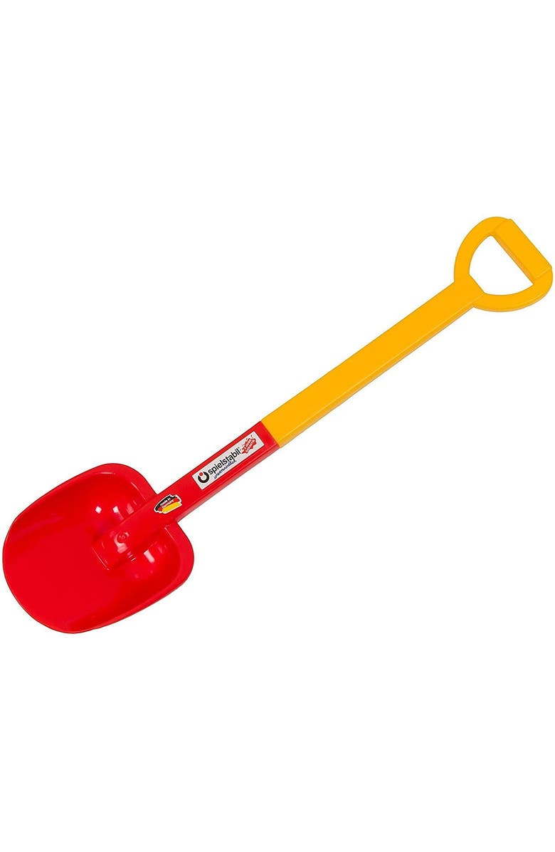 SPIELSTABIL Toddler Outdoor Toys - Beach Shovel and Digging Toys for Kids, Heavy Duty Sand Toys for Ages 2.5 & Up, German-Made Kids Beach Essentials, Main, color, Red Multi