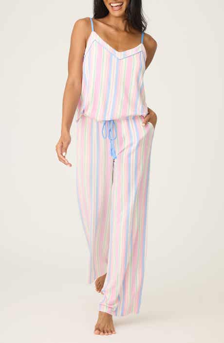 PJ Salvage Bayside Dreams Herringbone Stripe Jersey Pajamas