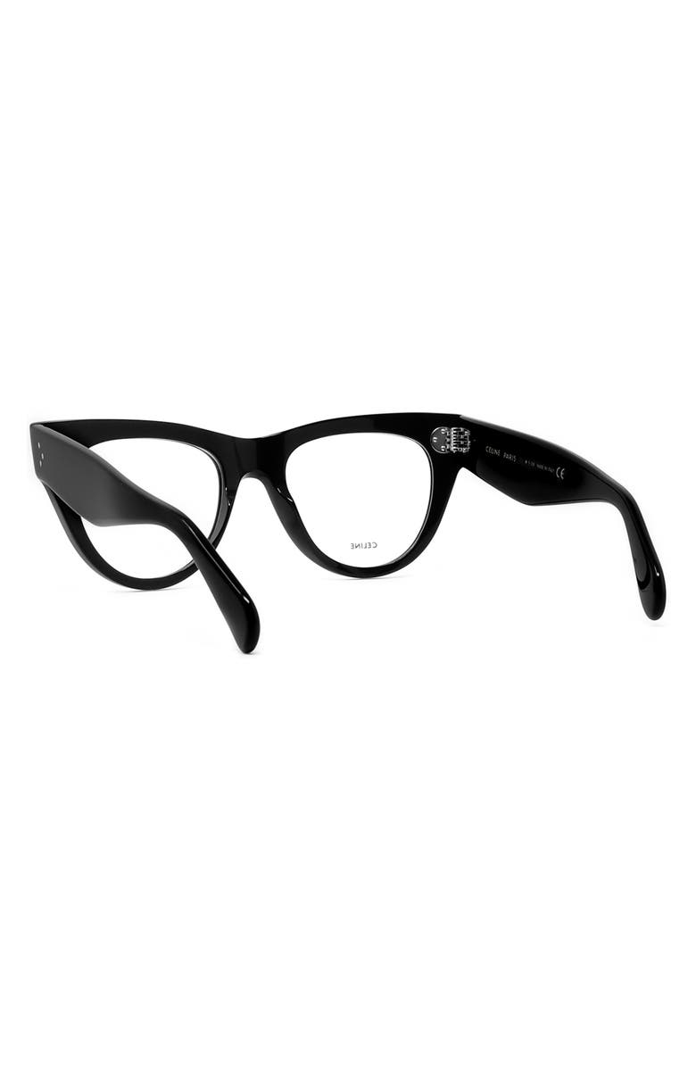 CELINE Bold 3 Dots 52mm Butterfly Reading Glasses, Alternate, color,