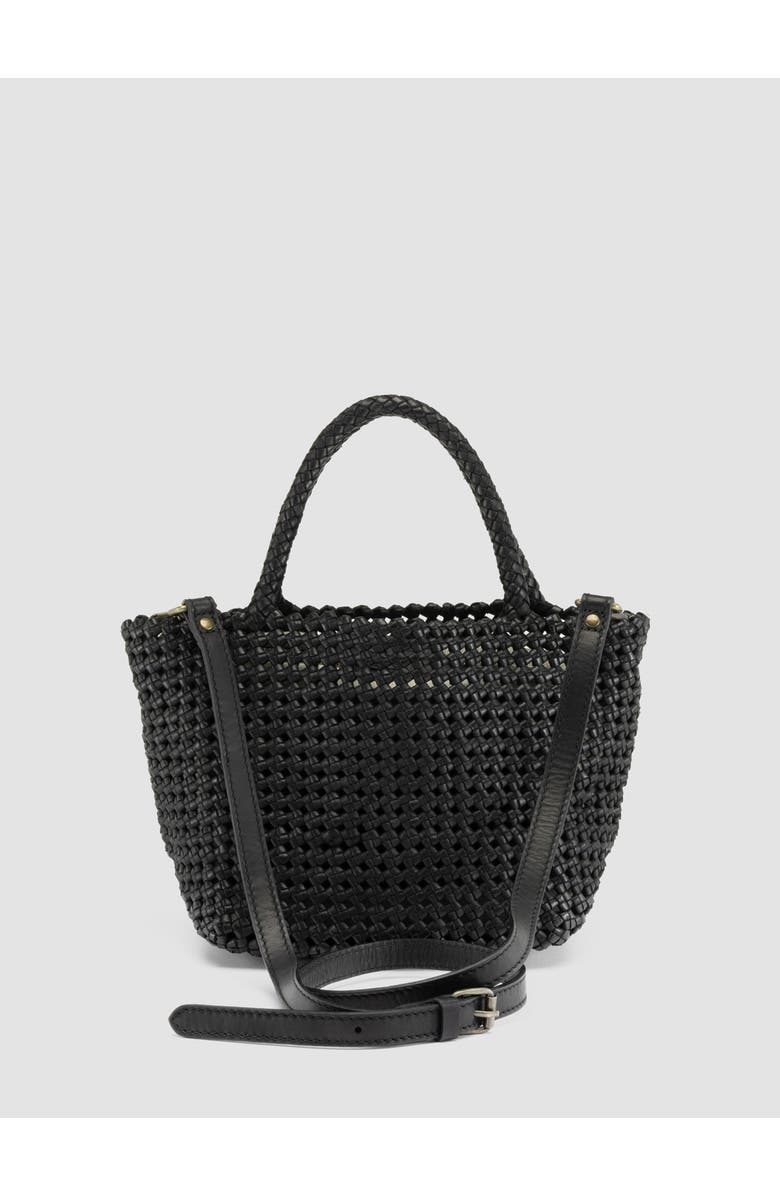 Officine Creative Vicky 001 Hand-Woven Mini Bag, Alternate, color, Black