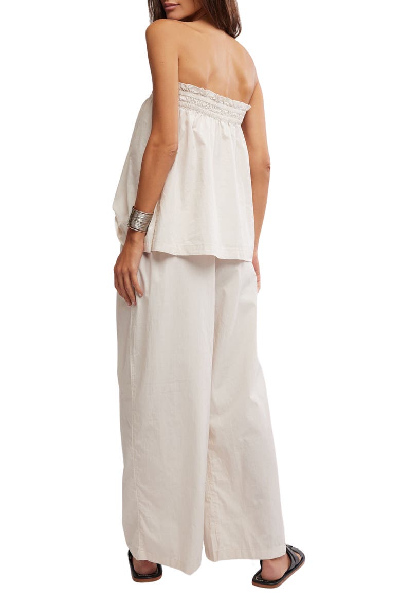 Corfu Tube Top & Wide Leg Pants Set, Alternate, color, MOONBEAM