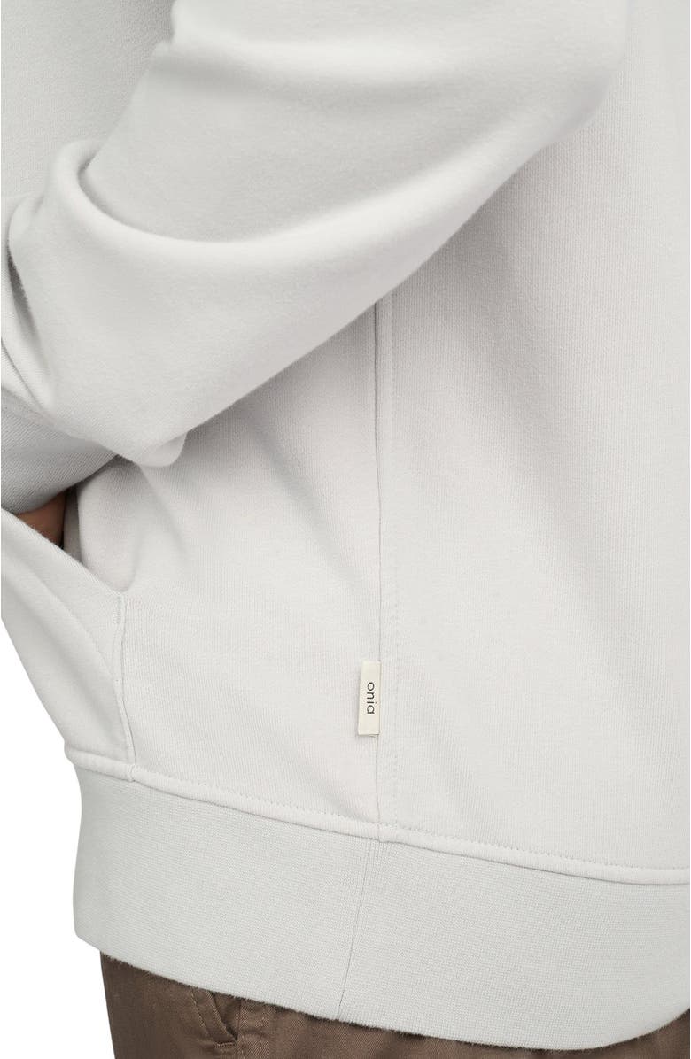Onia Terry Pullover Hoodie, Alternate, color, Lunar Grey