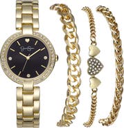 Jessica Simpson EZ Change Bracelet Watch Set