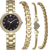 Jessica Simpson EZ Change Bracelet Watch Set