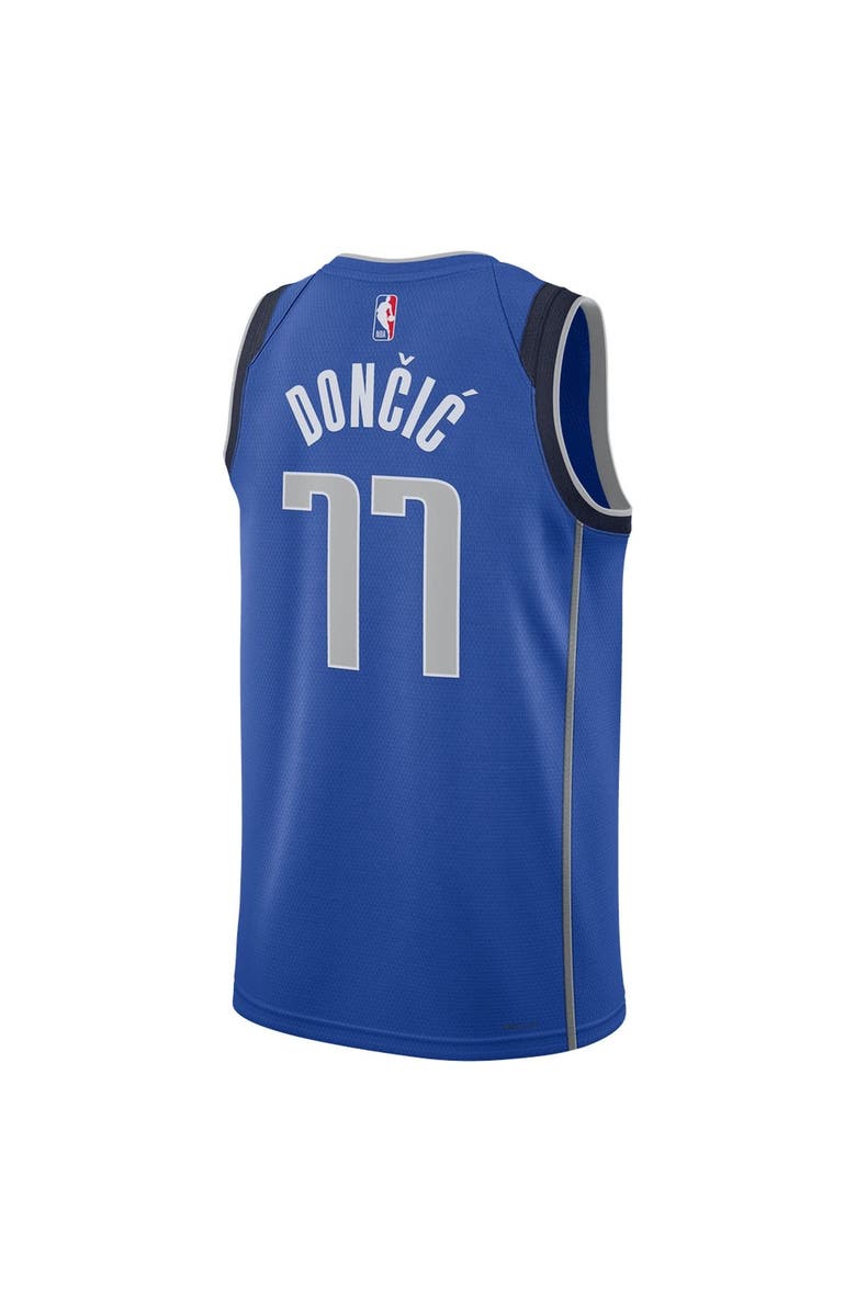 Nike Unisex Nike Luka Dončić Blue Dallas Mavericks Swingman Jersey - Icon Edition, Alternate, color, 