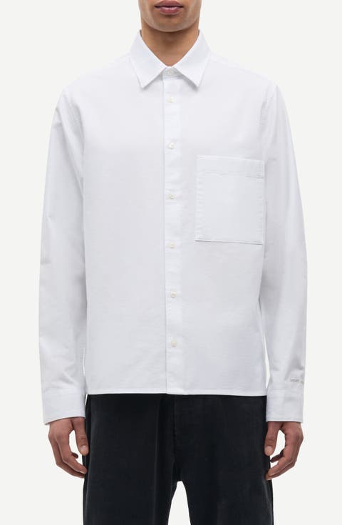 Saryan Organic Cotton Button-Up Shirt