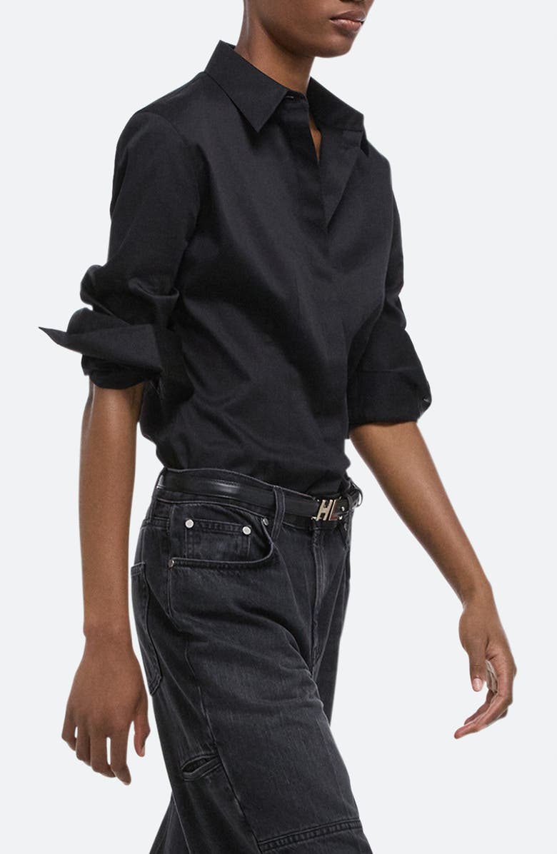 Helmut Lang Darted Button-Up Shirt, Alternate, color, 