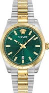 Versace Millenyium Two-Tone Bracelet Watch, 40mm