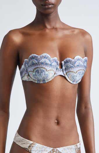 Wanderlust Scalloped Balconette Bikini Top
