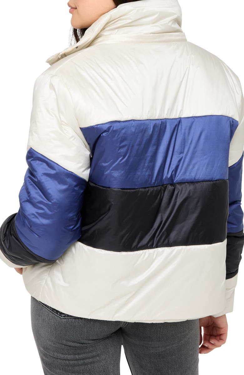 Spiritual Gangster Aero Hooded Puffer Jacket, Alternate, color, Birch