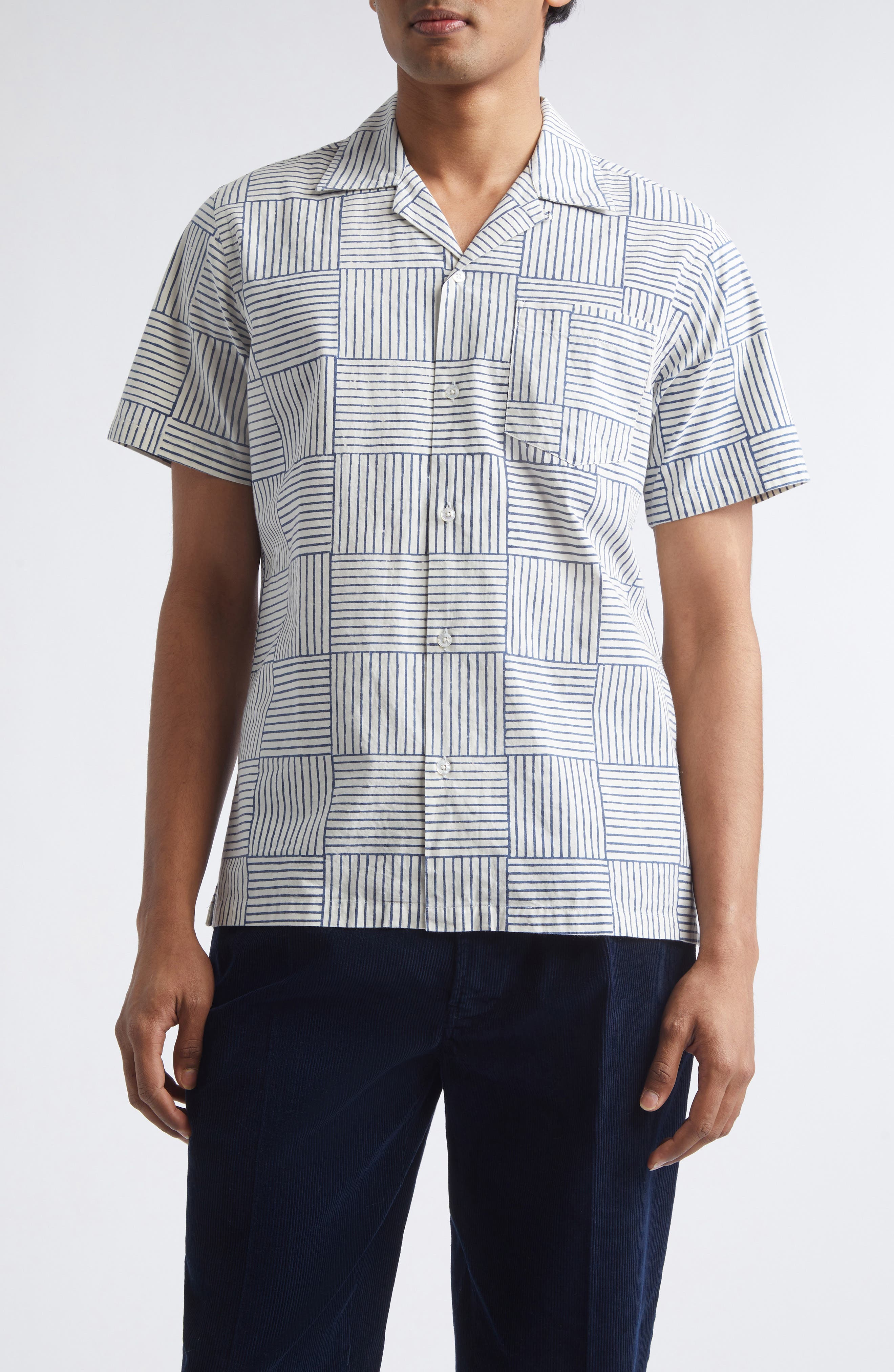selected NAVY AND WHITE