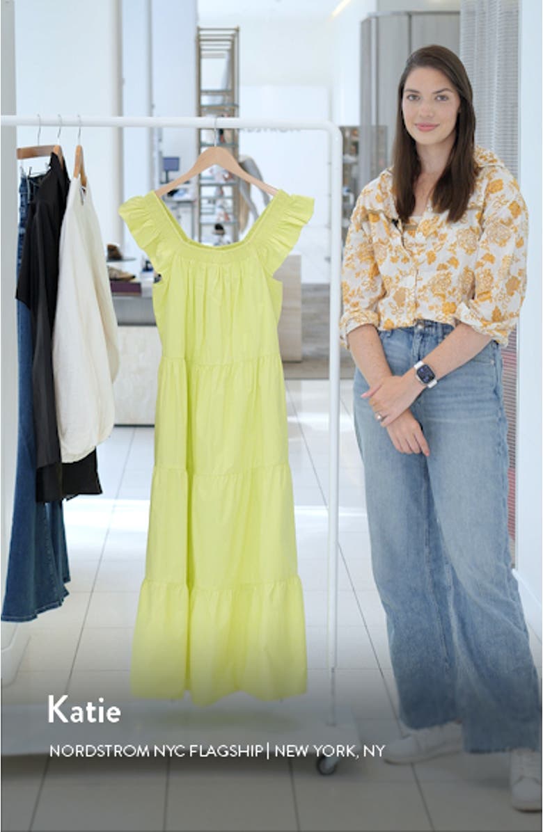 Ruffle Detail Midi Dress, sales video thumbnail