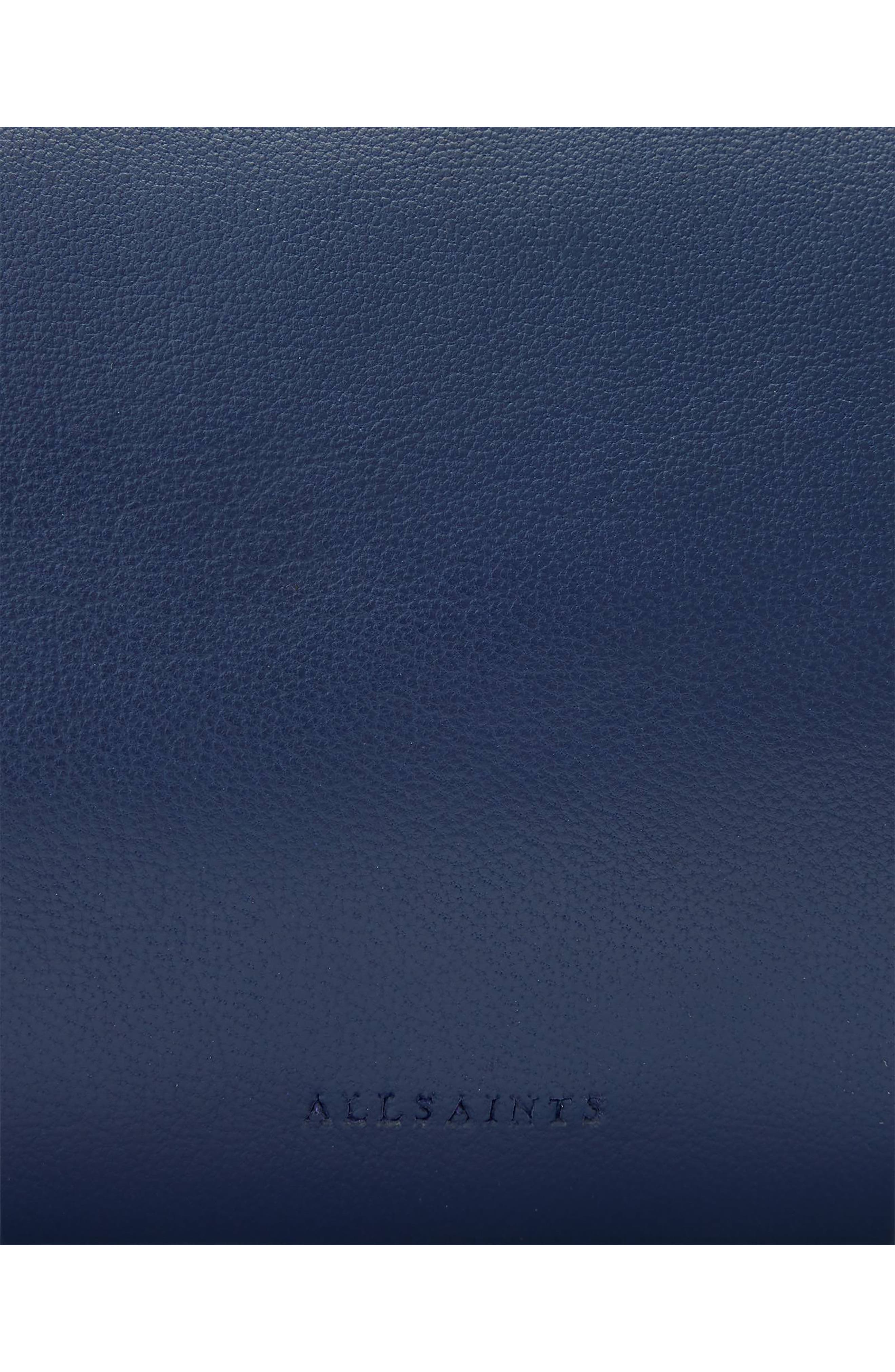 Effie Knot Leather Shoulder Bag, Alternate, color, TRUE BLUE
