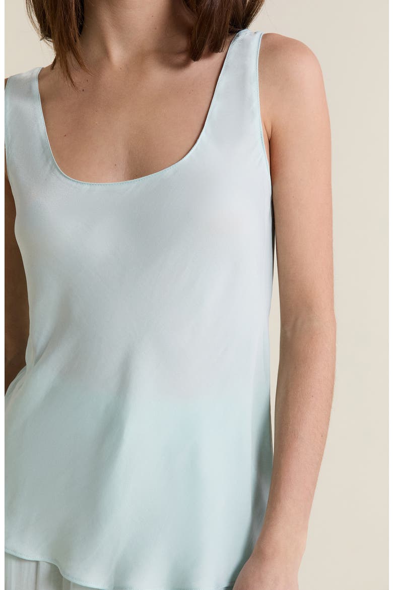 Cheeta Pajama Tank, Alternate, color, BLUE GREEN