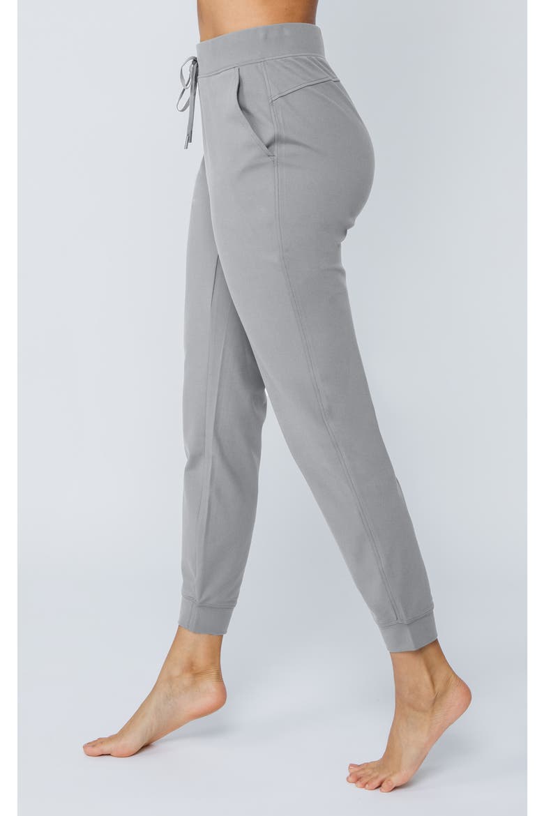 Lux Drawstring Joggers, Alternate, color, FROST GRAY