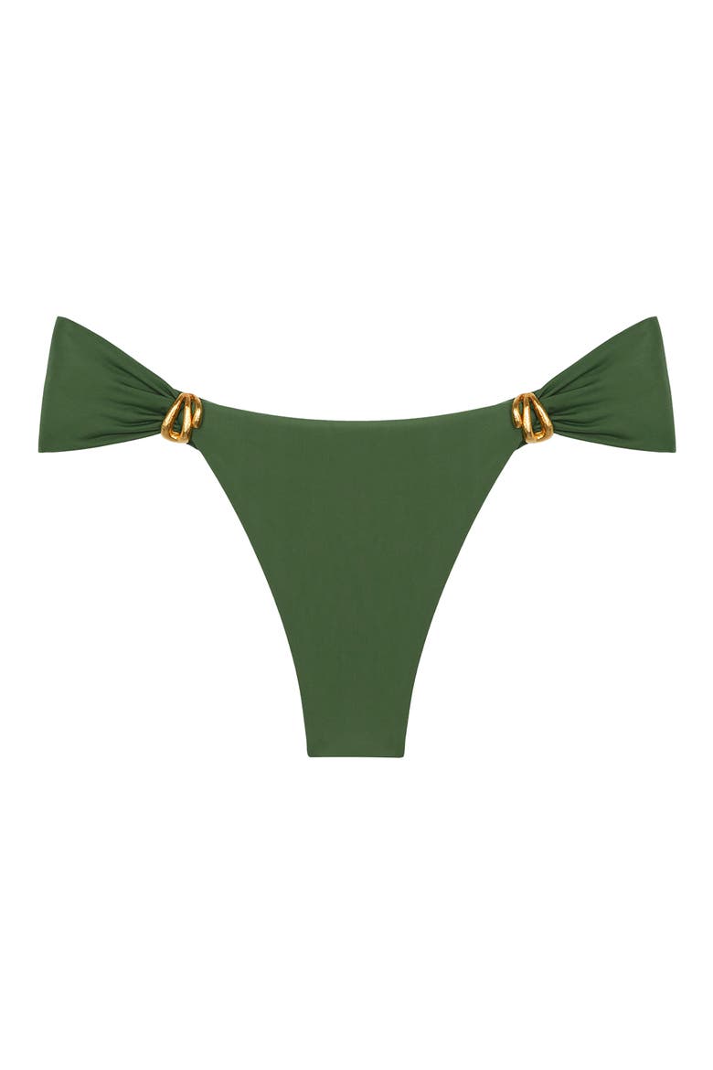 Leone Bikini Bottoms, Alternate, color, GREEN