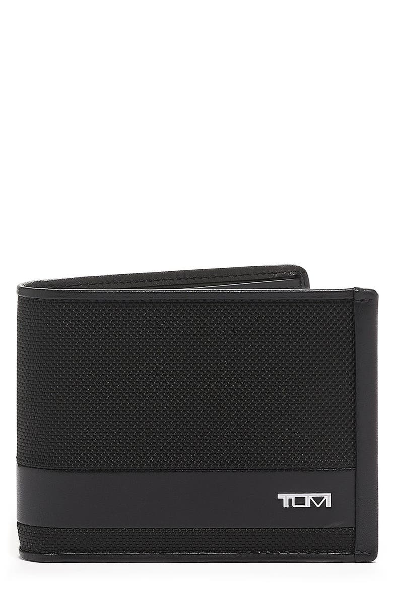 Alpha Global Removable Passcase Wallet, Main, color, BLACK