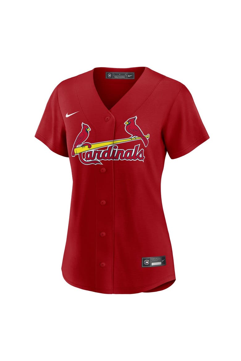 Women's Nike Red St. Louis Cardinals Alternate Replica Team Jersey, Alternate, color, Red
