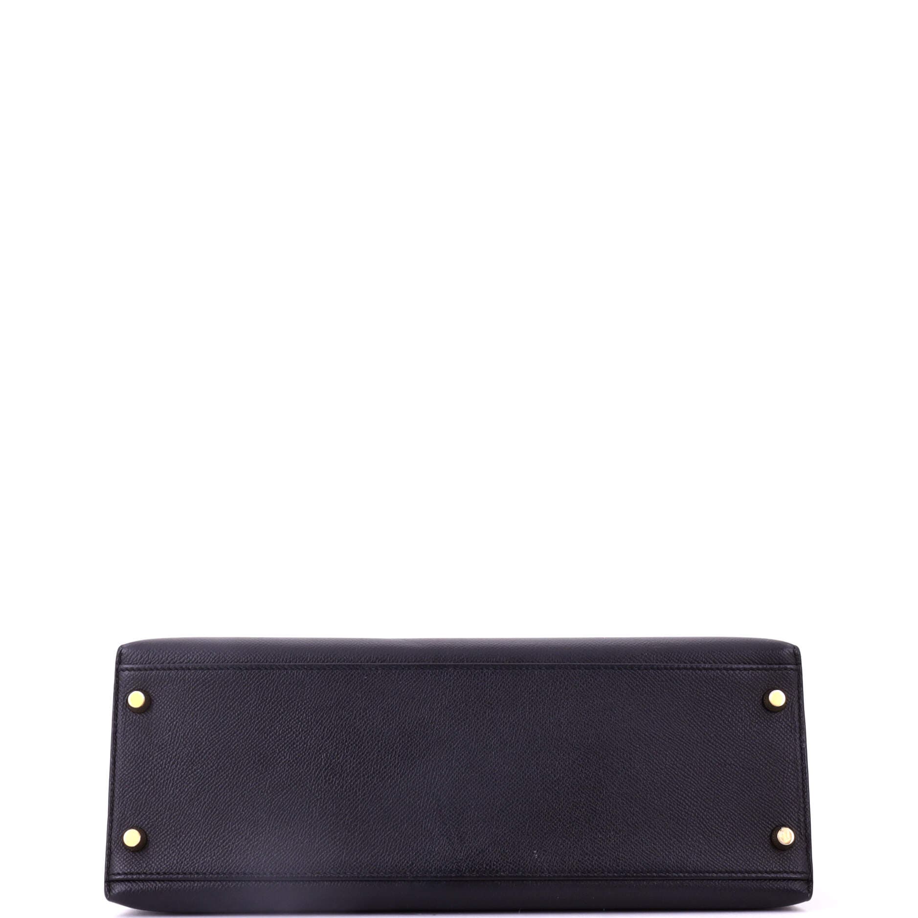 Pre-Owned Hermes Kelly Handbag Black Epsom with Gold Hardware 32, Alternate, color, Noir