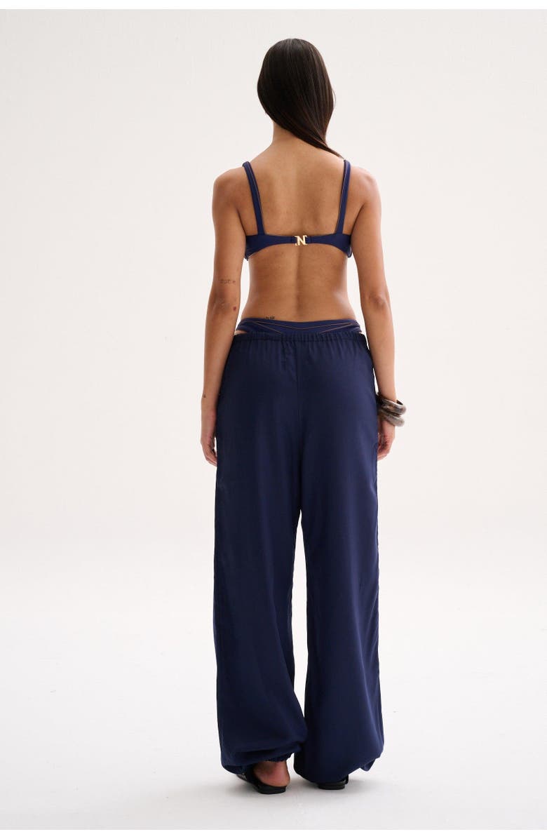 Nelblu Swimwear Chloe Pants, Alternate, color, Negro