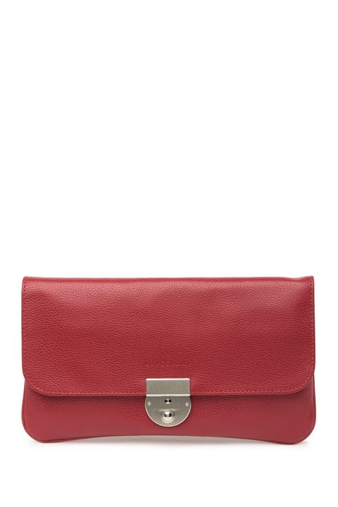 Le Foulonne Leather Travel Clutch