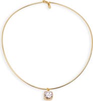ARGENTO VIVO Bezel Cubic Zirconia Pendant Necklace
