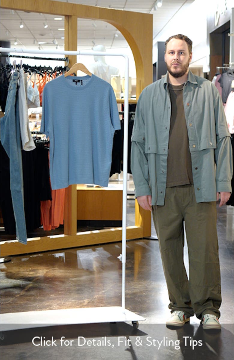 Damian Tactile Crewneck T-Shirt, sales video thumbnail