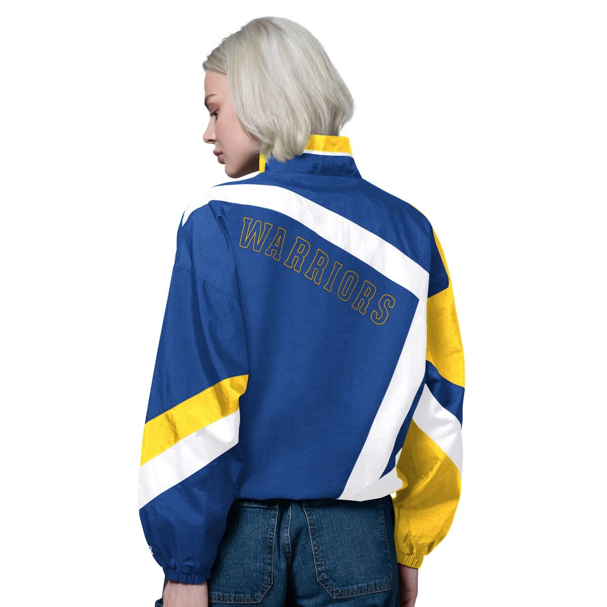 Women's Starter Royal/Gold Golden State Warriors 1st Quarter Full-Zip Jacket - image 2