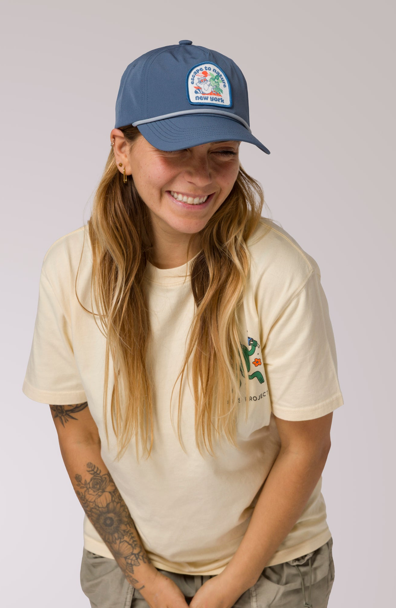 Parks Project NYC Escape Throwback Hat, Alternate, color, Blue