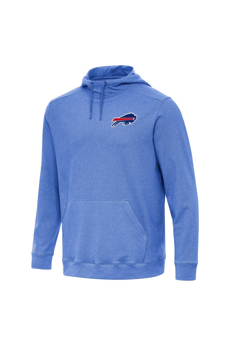 Men's Antigua Heather Royal Buffalo Bills Cloud Pullover Hoodie, Alternate, color, Heather Royal