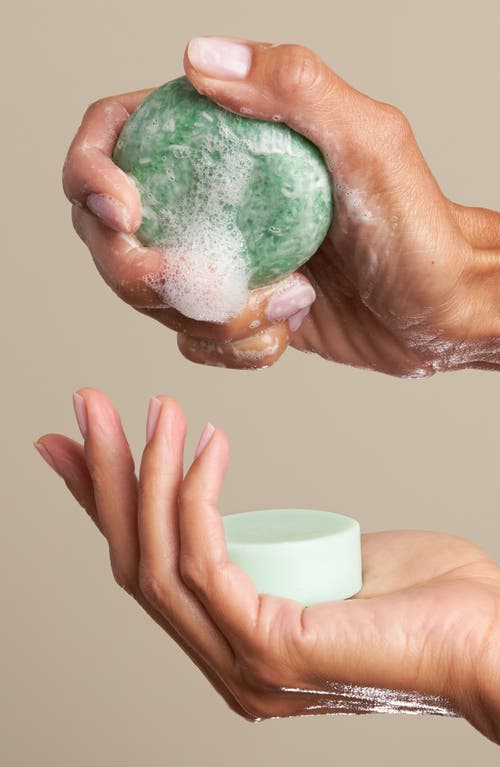 Notice Hair Co. Stimulator Shampoo & Conditioner Bar Travel Set In Green