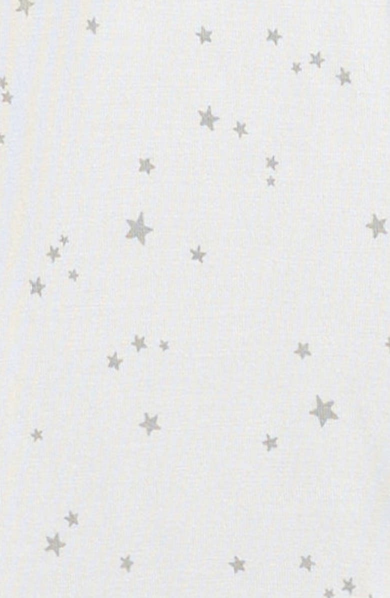 QUINCY MAE Stars Stretch Modal Footie, Alternate, color, Fog