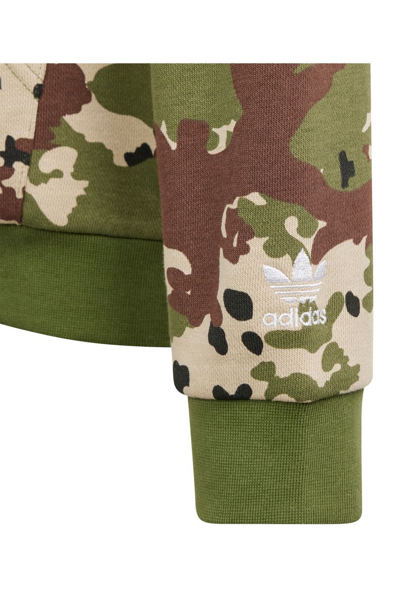 adidas Kids' Lifestyle Camo Print Hoodie & Joggers Set, Alternate, color, 