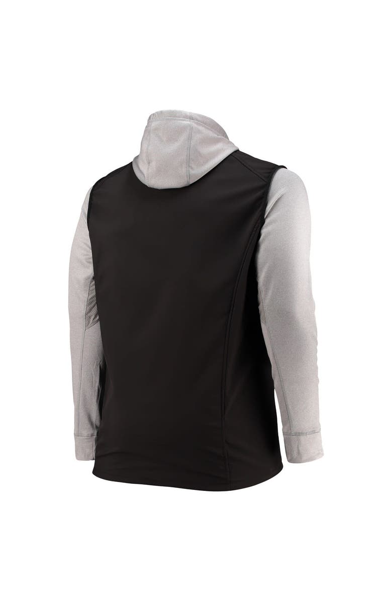 DUNBROOKE Men's Dunbrooke Black/Gray Jacksonville Jaguars Big & Tall Alpha Full-Zip Hoodie Jacket, Alternate, color, Black