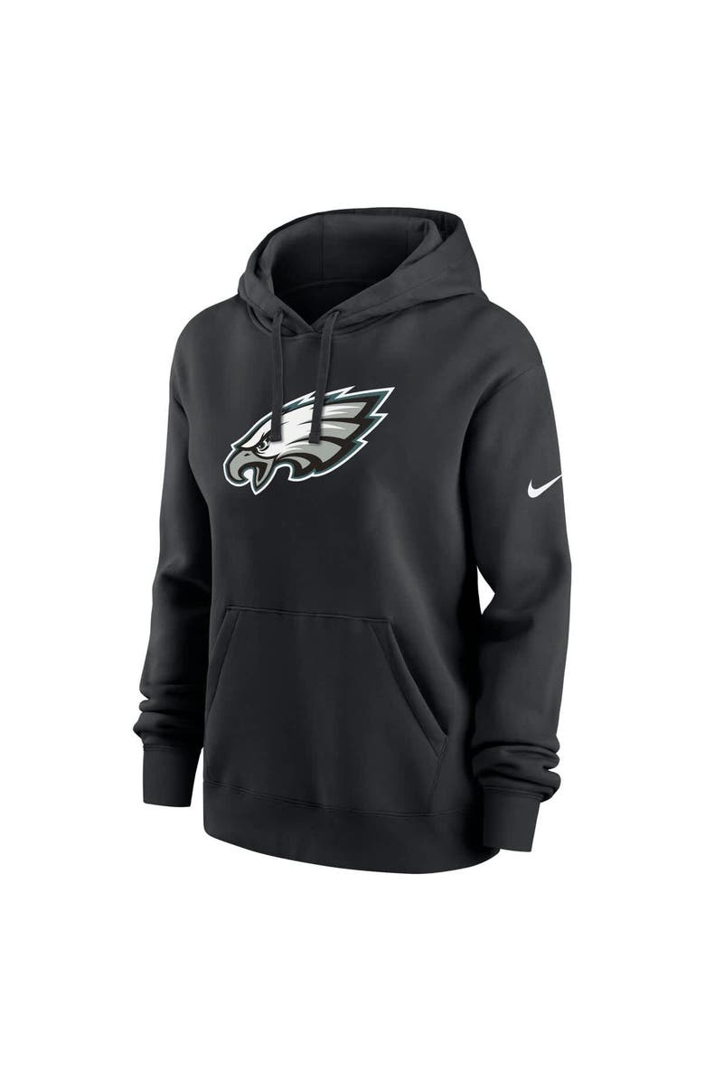 Nike Women's Nike Black Philadelphia Eagles Club Fleece Pullover Hoodie, Alternate, color, Black