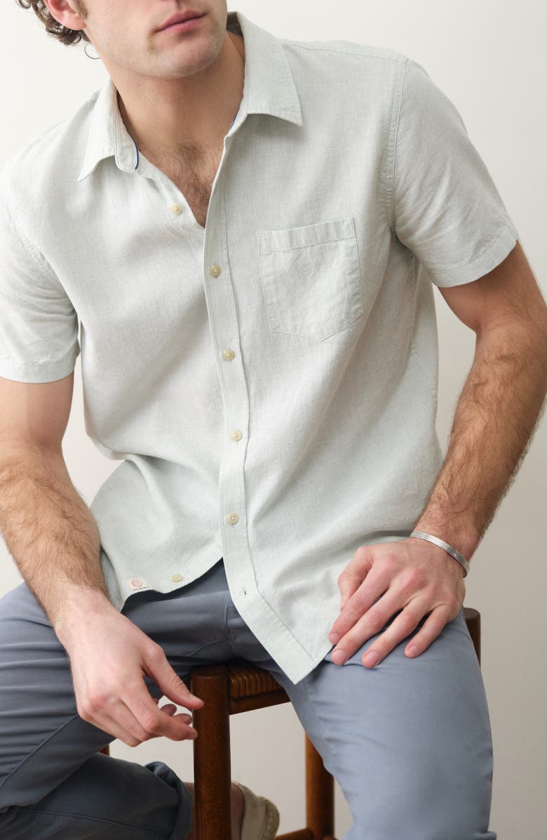 Marine Layer Better-Than-Linen Shirt, Alternate, color, 