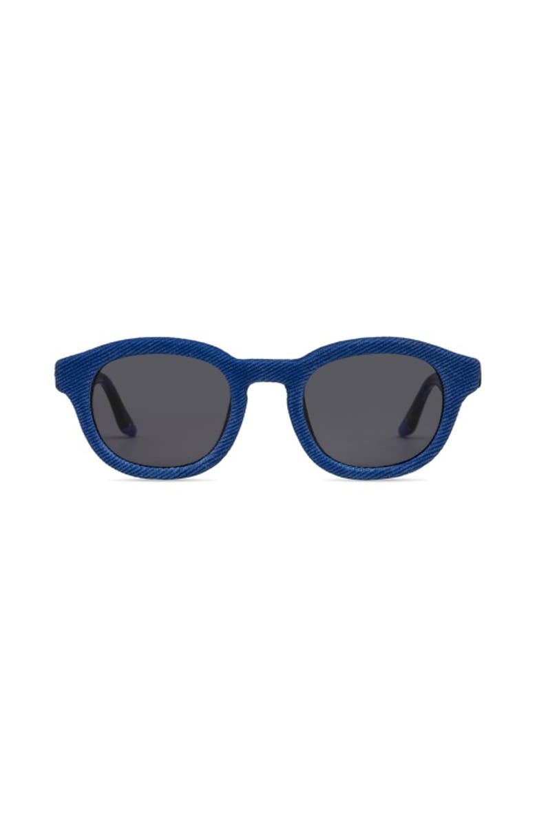 Italia Independent Cameo Sunglasses, Main, color, Denim