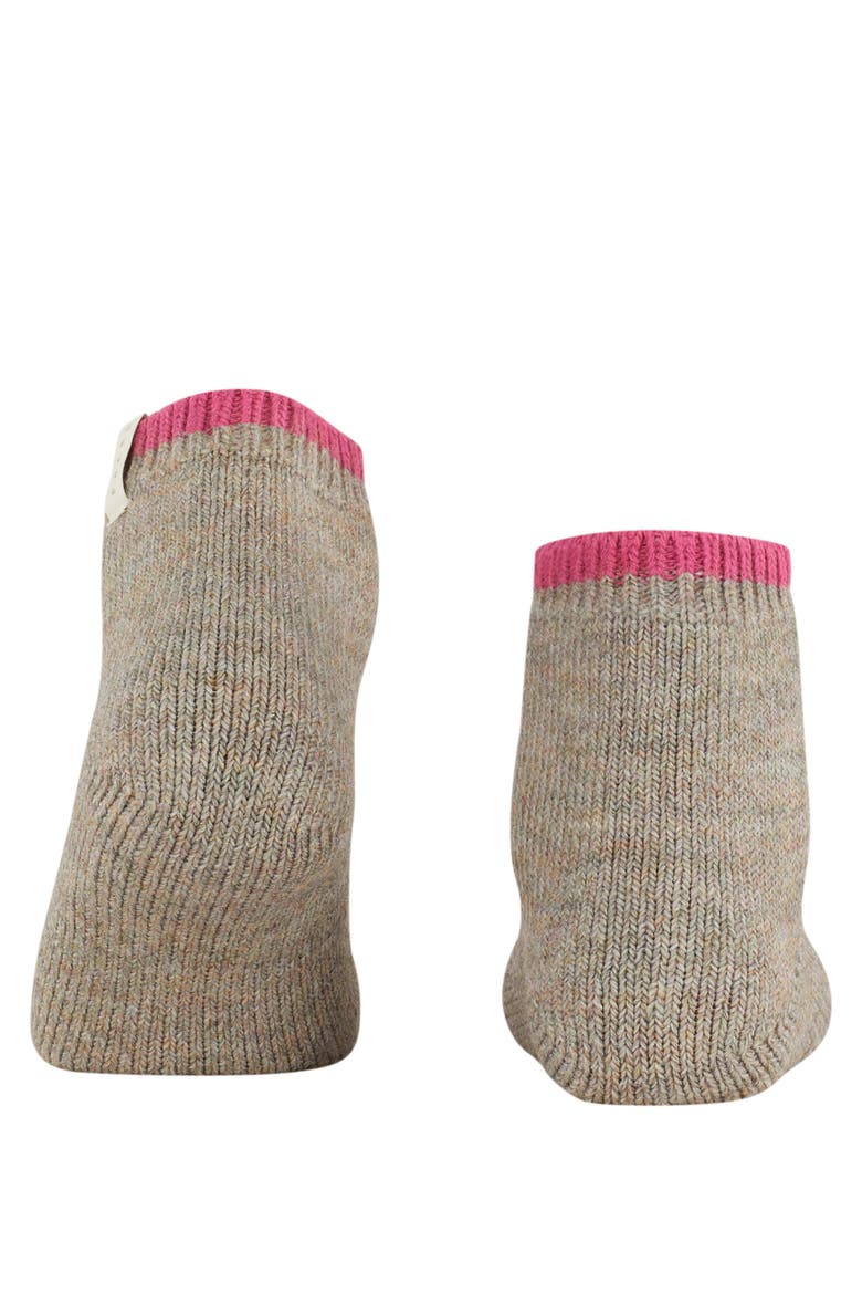 Cosy Plush Alpaca Wool Short Socks, Alternate, color, Nut Melange