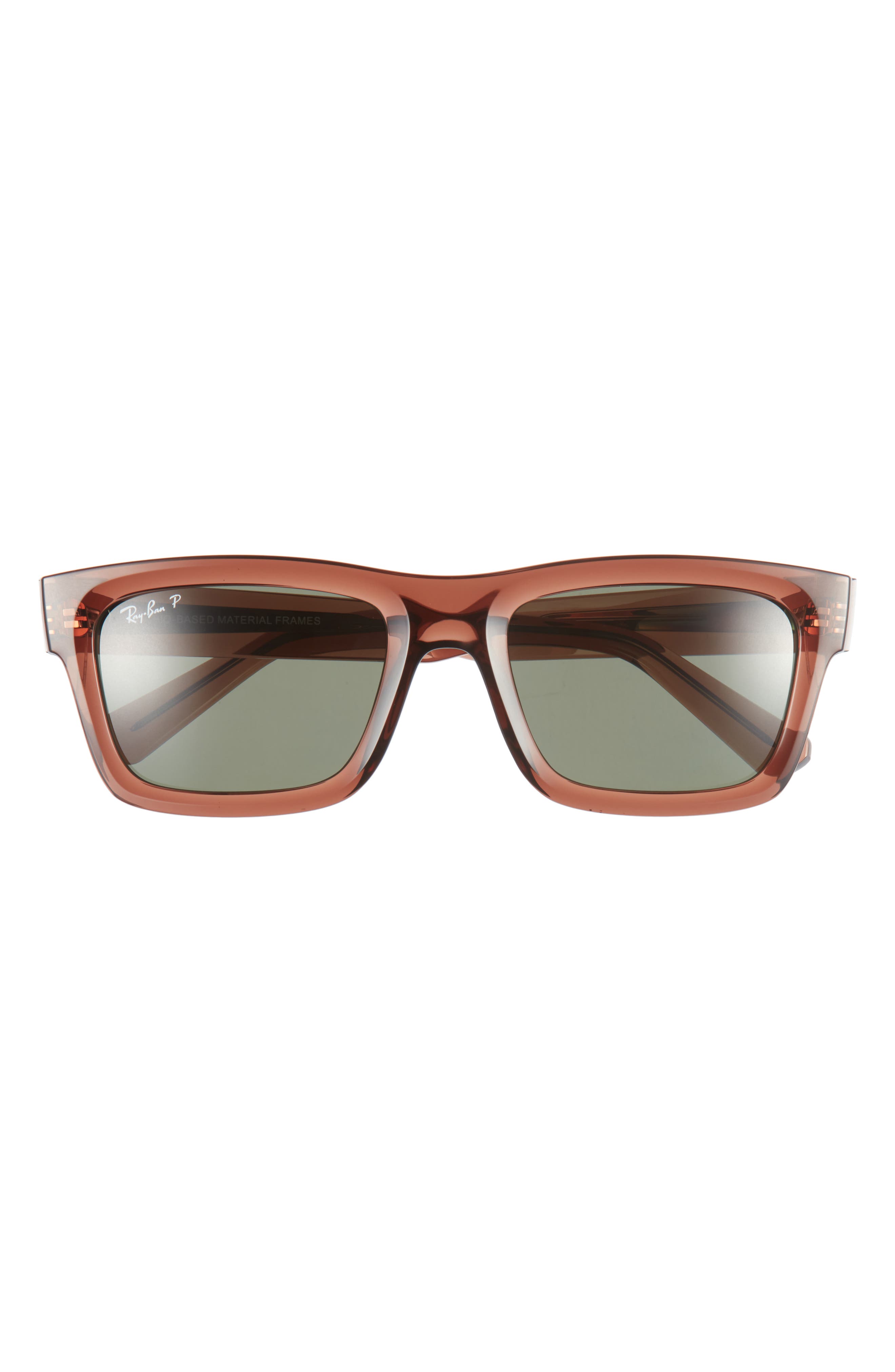 Warren 54mm Polarized Rectangular Sunglasses