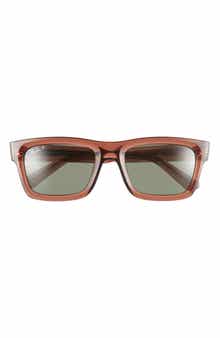 Warren 54mm Polarized Rectangular Sunglasses
