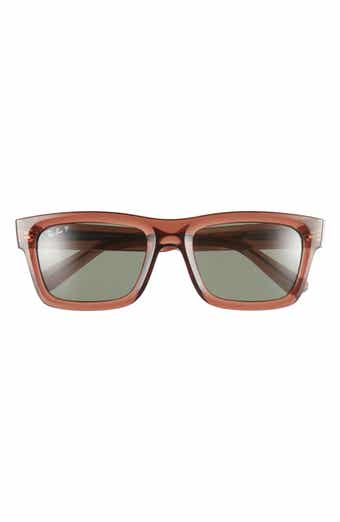 Warren 54mm Polarized Rectangular Sunglasses