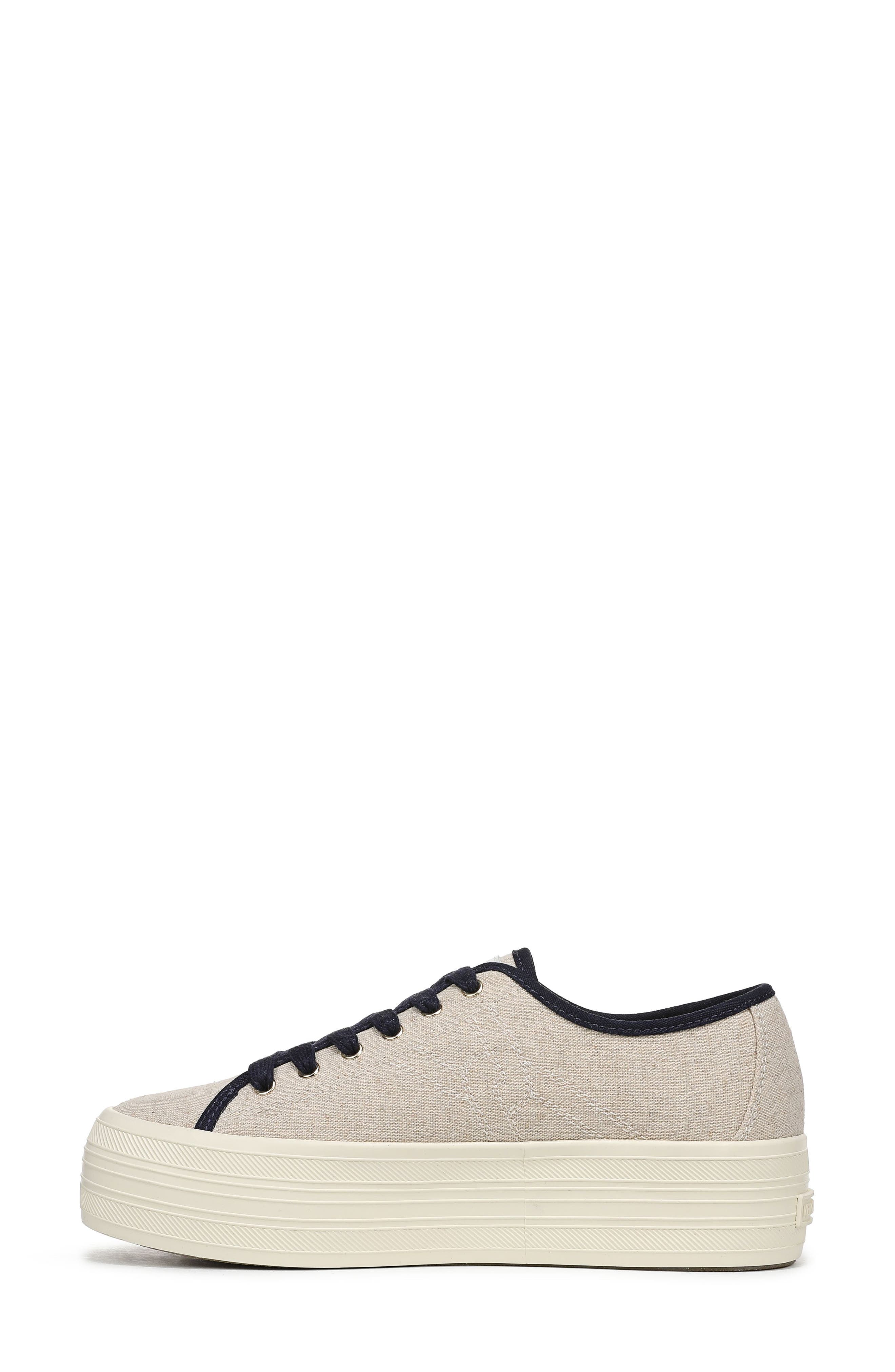 Truett Platform Sneaker, Alternate, color, SAND/ NAVY